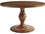 Barclay Butera Newport Corona Del Mar 48" Round Wood Sailcloth Dining Table  BCB010921925C