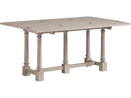 Barclay Butera Malibu Andalusia Flip-Top Rectangular Wood Dune Console Table