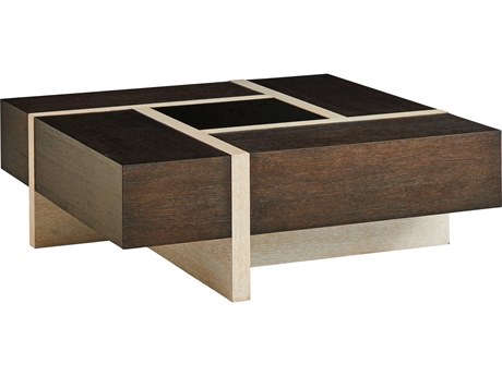 Barclay Butera Park City Solace Square Wood Cocktail Table