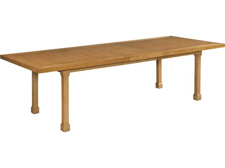 Barclay Butera Laguna Sycamore Extendable Rectangular Wood Table Rock Dining
