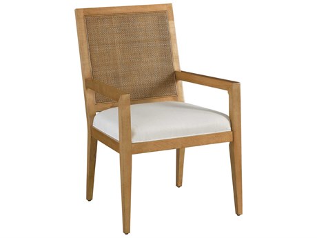 Barclay Butera Laguna Smithcliff Brown Upholstered Arm Dining Chair
