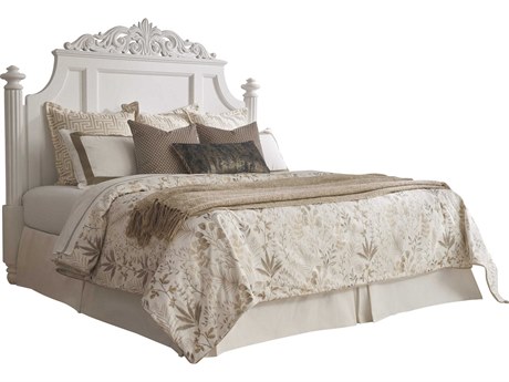 Barclay Butera Villa Blanca Mallet White King Headboard