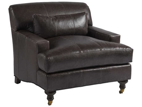 Barclay Butera Upholstery Oxford Leather Club Chair