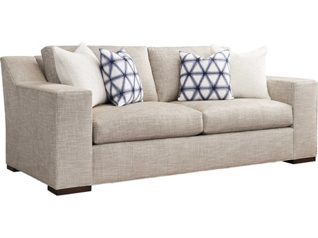 Barclay Butera Upholstery Shaws Cove Demi Beige Upholstered Sofa