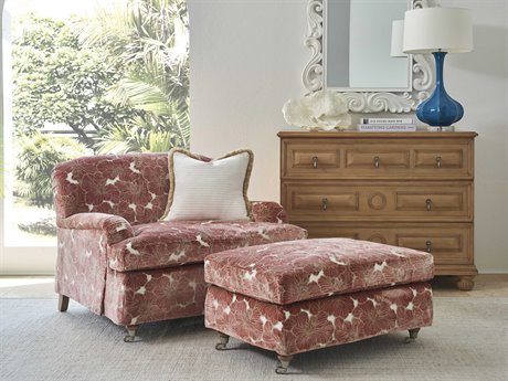 Barclay Butera Athos Chair and Ottoman Set