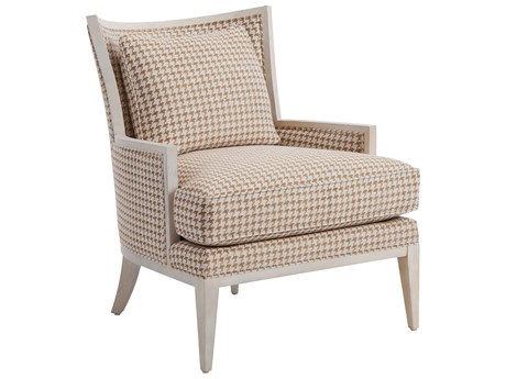 Barclay Butera Upholstery Atwood Beige Fabric Accent Chair