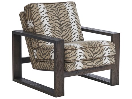 Barclay Butera Upholstery Thaynes Beige Fabric Accent Chair