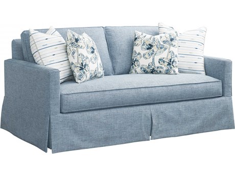 Barclay Butera Upholstery Sandpiper Apartment Upholstered Fabric Loveseat Sofa