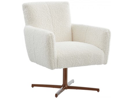 Barclay Butera Upholstery Brooks Swivel Fabric Accent Chair
