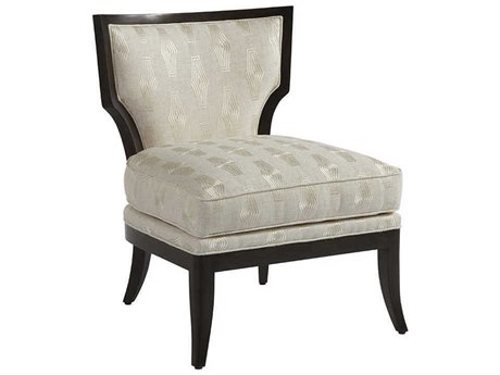 Barclay Butera Upholstery Halston Beige Fabric Accent Chair