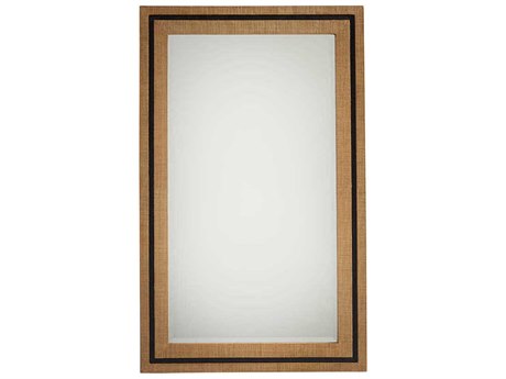 Barclay Butera Newport La Costa Raffia Rectangular Wall Mirror