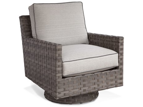Braxton Culler Outdoor Luciano Granite Wicker Cushion Lounge Chair