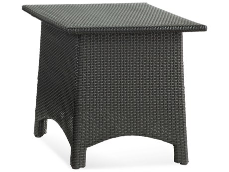 Braxton Culler Outdoor Brighton Pointe Charcoal Wicker Square End Table