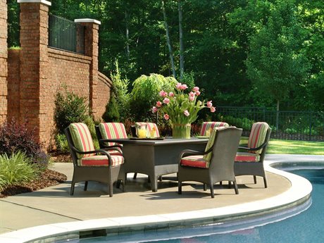Braxton Culler Outdoor Brighton Pointe Wicker Dining Set