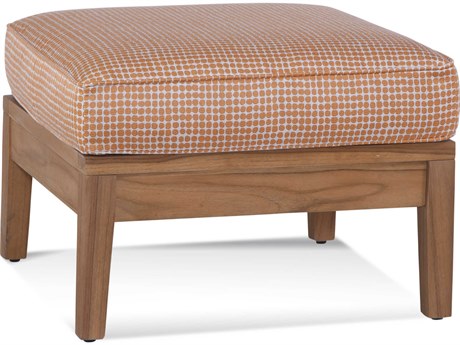 Braxton Culler Outdoor Messina Teak Cushion Ottoman