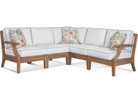 Braxton Culler Outdoor Messina Teak Cushion Sofa