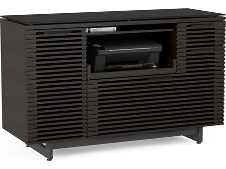 BDI Corridor Charcoal Stained Ash Black File Cabinet