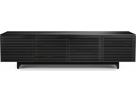 BDI Corridor 79" Hardwood Charcoal Stained Ash Media Console