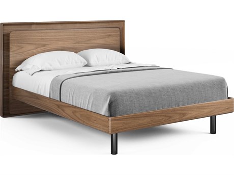 BDI Linq Natural Walnut Brown Wood Queen Platform Bed