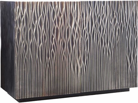 Bernhardt Interiors Antique Silver Mango Wood Accent Chest