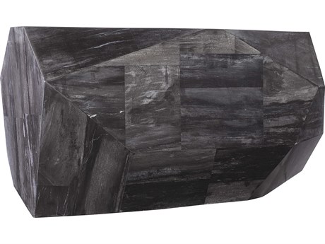 Bernhardt Plush Adrian Rectangular Wood Black Console Table