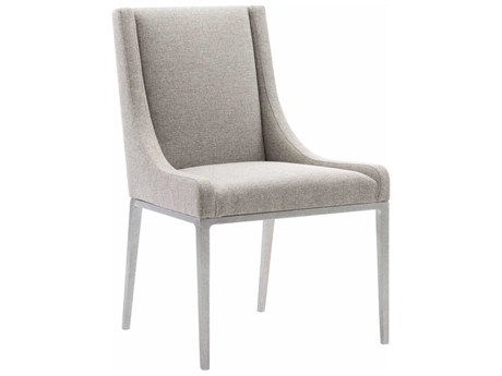 Bernhardt Logan Square Lowell Gray Upholstered Side Dining Chair