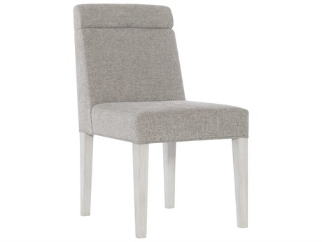 Bernhardt Foundations Fabric Gray Upholstered Side Dining Chair
