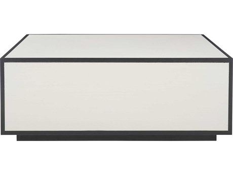 Bernhardt Silhouette Square Eggshell Onyx Cocktail Table
