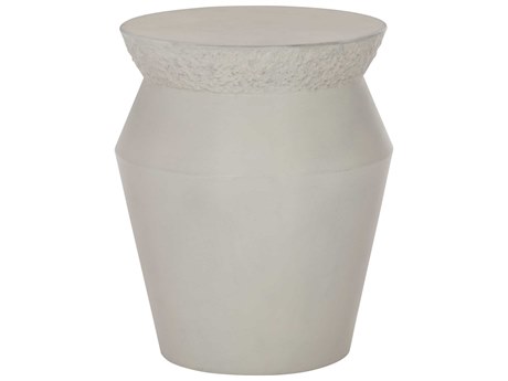 Bernhardt Nidra Round Concrete Accent Table
