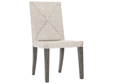 Bernhardt Interiors Palma Oak Wood Gray Side Dining Chair