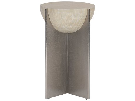 Bernhardt Solaria Round Wood Accent Table