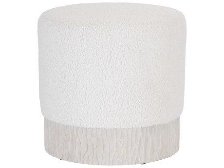 Bernhardt Solaria White Upholstered Ottoman