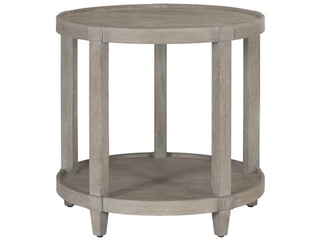 Bernhardt Albion Round Wood End Table