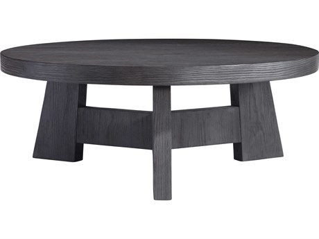 Bernhardt Trianon Round Wood L'ombre Cocktail Table