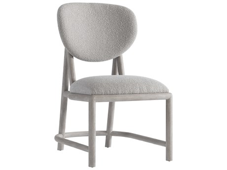 Bernhardt Trianon Gray Upholstered Side Dining Chair