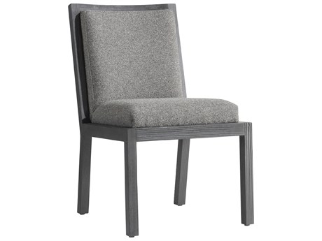 Bernhardt Trianon Gray Upholstered Side Dining Chair