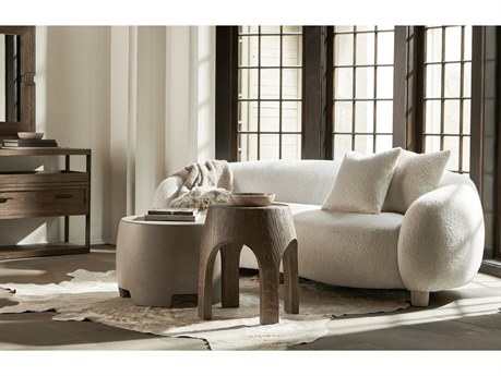 Bernhardt Casa Paros Round Concrete Coffee Table