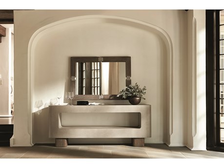 Bernhardt Casa Paros 80" Rectangular Wood Bedrock Console Table