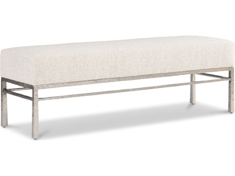 Bernhardt Aventura White Upholstered Accent Bench