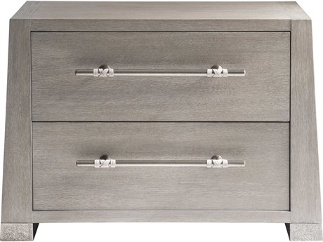 Bernhardt Interiors Alta 2-Drawers Gray Nightstand