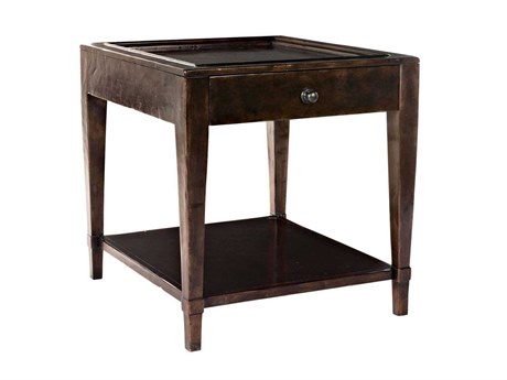 Bernhardt Vintage Patina Rectangular Wood End Table