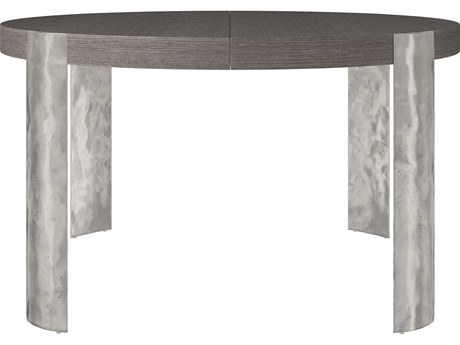 Bernhardt Prado Round Wood Porcini Bright Graphite Dining Table
