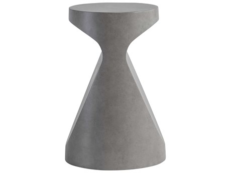 Bernhardt Sereno Round Resin Sasso End Table