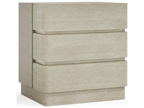 Bernhardt Arcadia 3-Drawers Beige Oak Wood Nightstand