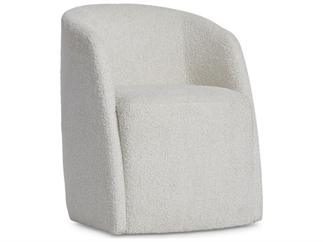 Bernhardt Arcadia White Upholstered Arm Dining Chair