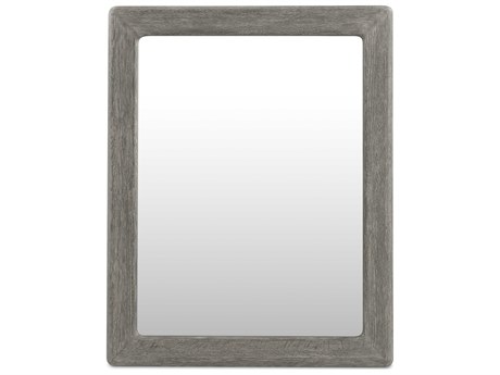 Bernhardt Monolith Brown Rectangular Wall Mirror 