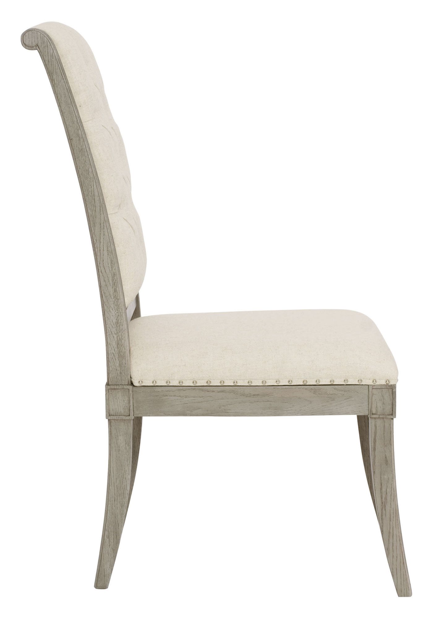 Bernhardt Marquesa Gray Cashmere Side Dining Chair BH359541