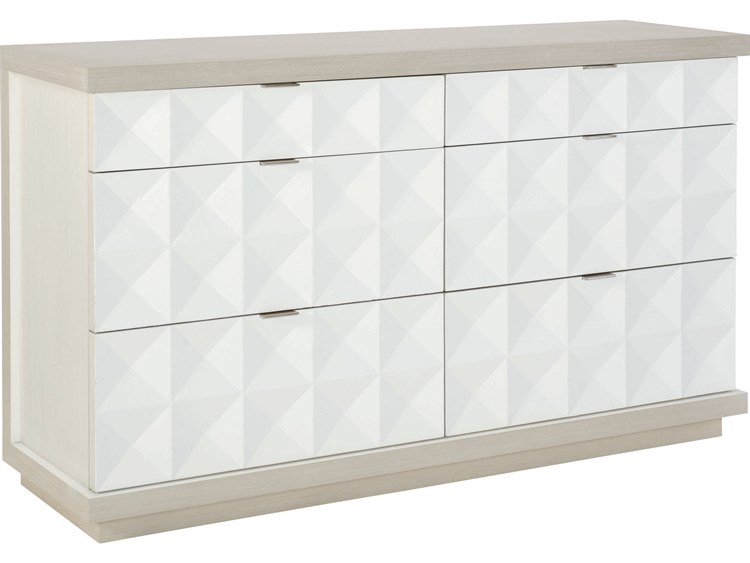 Axiom 6-Drawers Poplar Wood Double Dresser