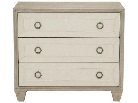 Bernhardt Santa Barbara 3-Drawers Beige Oak Wood Nightstand
