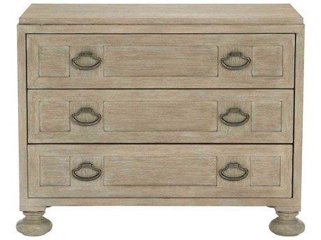 Bernhardt Santa Barbara 3-Drawers Brown Oak Wood Chest Bachelor's Chest